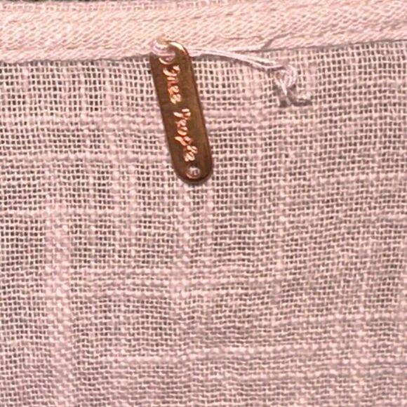 FREE PEOPLE One Of A Kind Mini Shirred V Neck Dress - Picture 5 of 6